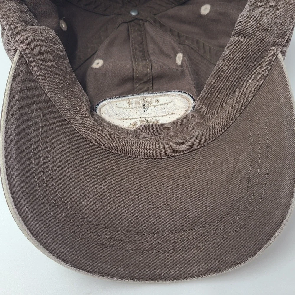 Outer Banks Hat Strapback Ahead Brown North Carolina Souvenir Casual Logo Men